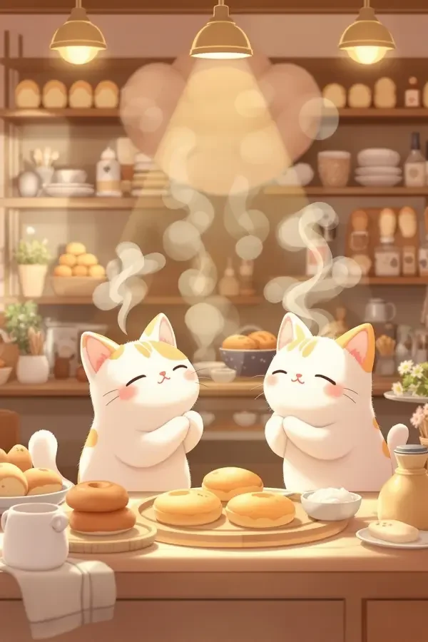猫咪面包屋 - 多多视频香气治愈动漫封面